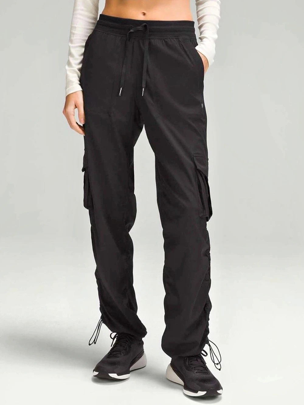 lululemon Dance Studio Relaxed-Fit Mid-Rise Cargo Pant Black